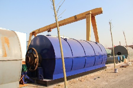 Comprehensive utilization of waste tyre pyrolysis plant