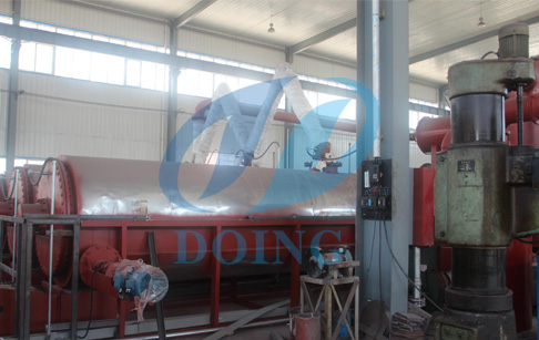 Continuous fully automatic waste tyre pyrolysis plant 