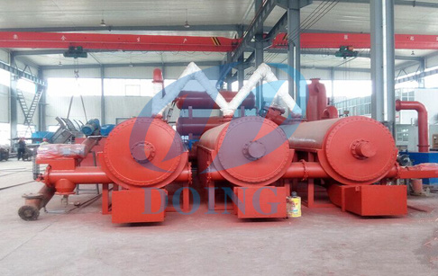 Fully automatic continuous waste plastic pyrolysis plant