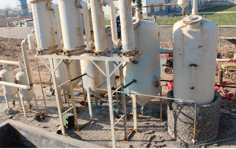 Crude oil distillation process plant 