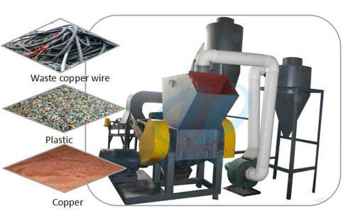 How scrap cable stripping machine works?