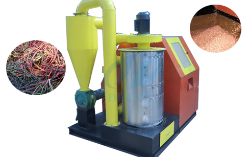 Integrated type scrap copper wire recycling machine video