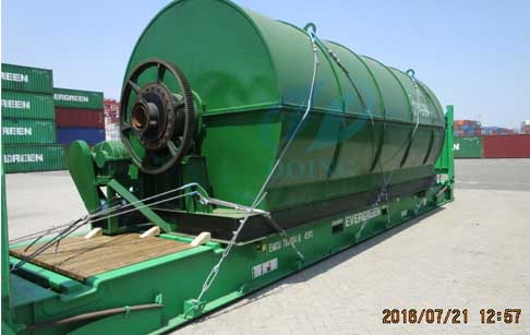 Waste tire oil pyrolysis plant to fuel oil 