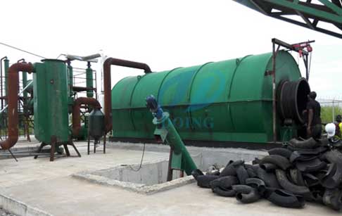  Waste tyre to fuel oil pyrolysis plant 