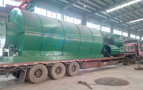  Waste tyre yrolysis plant and waste oil distillation plant for Chile customer finished delivery 