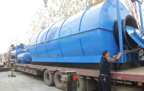 10T/D tires recycled process to fuel pyrolysis plant delivered to Georgia