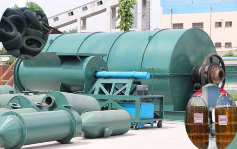5th generation waste tire/plastic recycling machine
