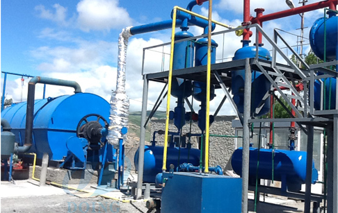 Georgia tire recycling pyrolysis plant sucessfully installed 