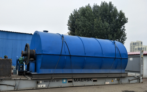 10ton waste tyre pyrolysis plant delivery to Ukraine customer 