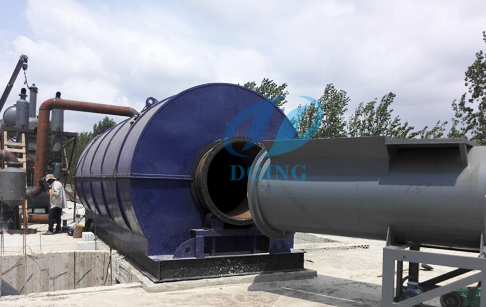 What energy is used to heat the pyrolysis reactor? 