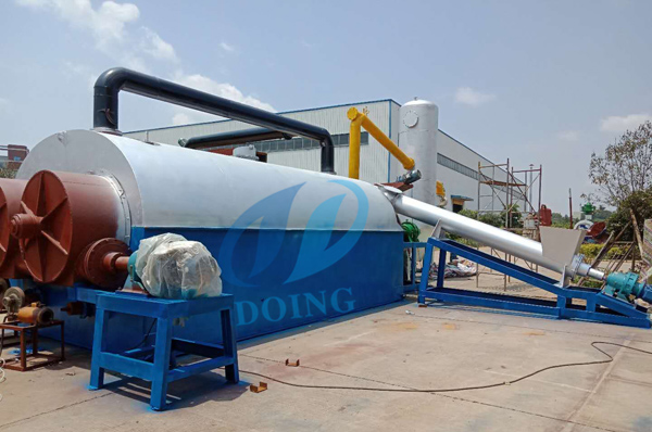 continuous plastic pyrolysis plant