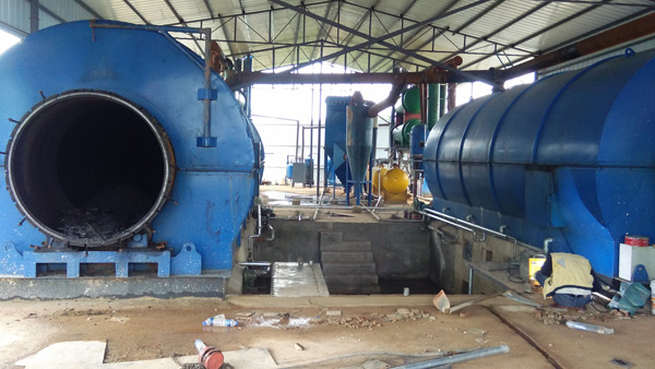 waste tire pyrolysis plant