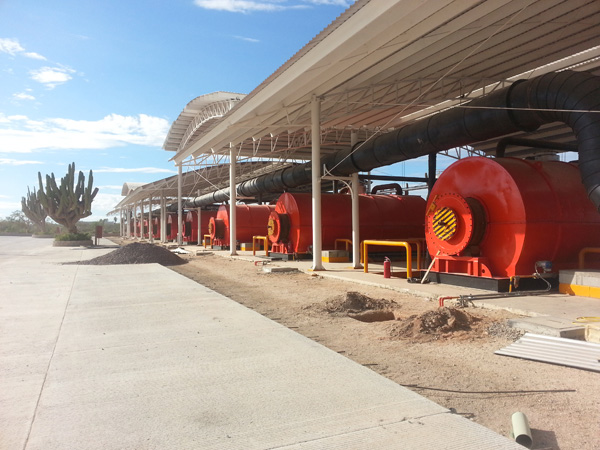 DOING waste tire pyrolysis plant