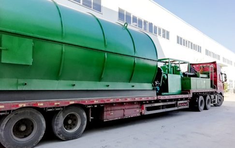12T/D tyre to oil pyrolysis plant delivered to India