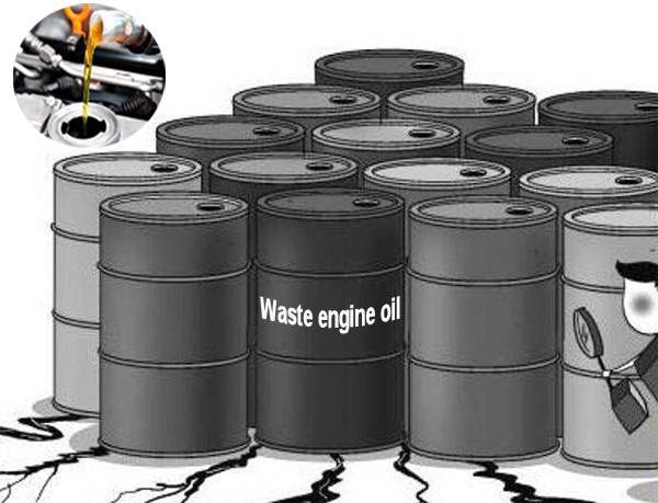 waste engine oil to diesel