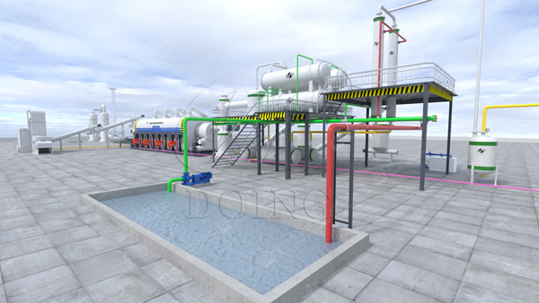 continuous pyrolysis plant