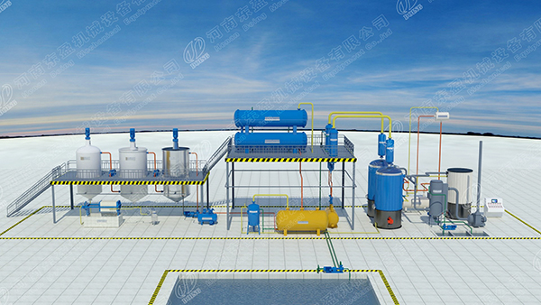 waste oil distillation machine