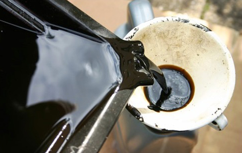 How to clean used motor oil for diesel fuel?