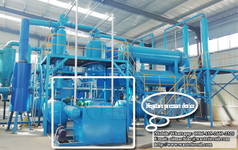 The temperature and pressure requirement for waste plastic pyrolysis machine