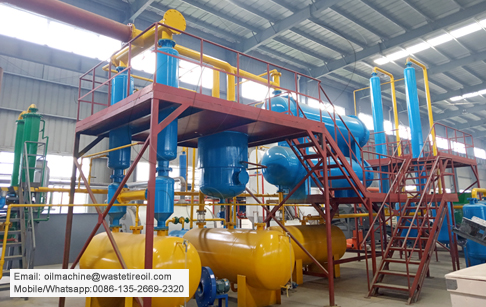 What will influence the cost of waste tyre to oil recycling plant?