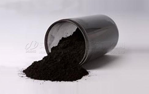What is the residue after tyre pyrolysis?
