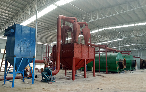 Does your tire pyrolysis machine produce any waste? How to deal with it?
