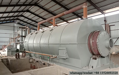 15TPD waste oil sludge pyrolysis plant project in Jilin, China 