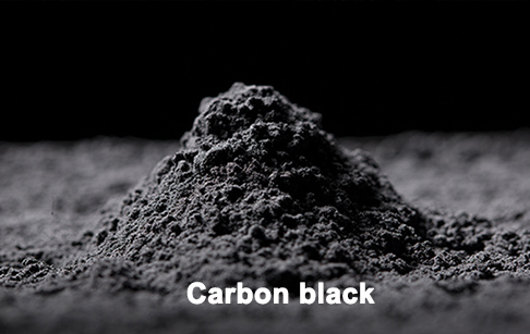 What is the application of carbon black from waste tire pyrolysis plant?