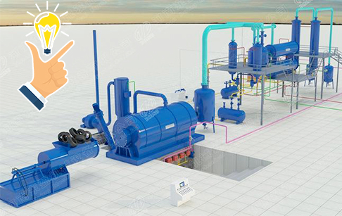 What should we notice during running the waste tire pyrolysis plant?