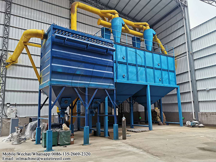 waste rubber tire pyrolysis plant