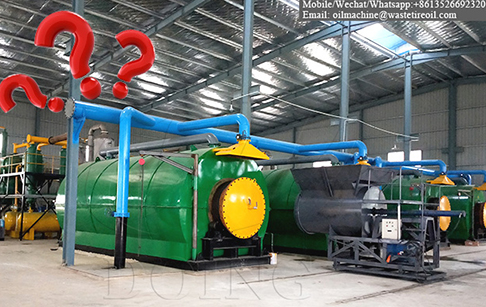 What factors do you need to consider to start the pyrolysis business?