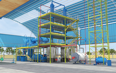 What is the newest used engine oil distillation technology?