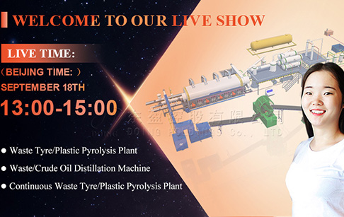 Live playback of solid waste to energy pyrolysis plant manufacturing workshop