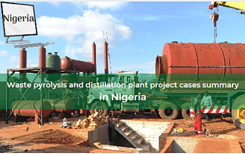 Waste pyrolysis and distillation plant projects installed by DOING in Nigeria