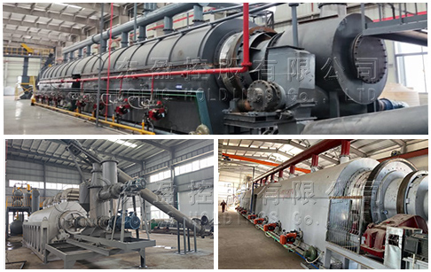 Continuous fully automatic waste tyre pyrolysis plant