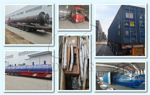 50 tons/day fully continuous tire rubber powder pyrolysis plant was delivered from DOING to India