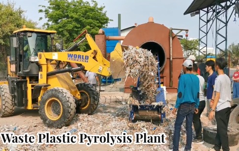 How to recycle plastic into oil with pyrolysis plant?