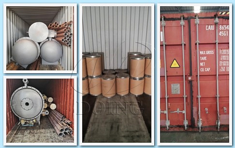 Two sets of 14TPD new design waste oil distillation machine to Mexico delivery news