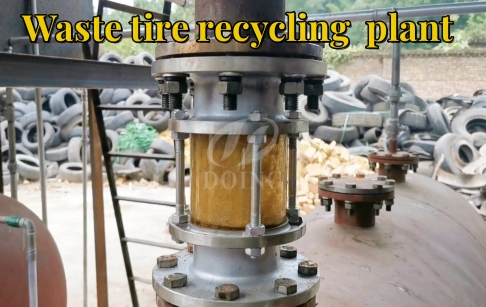 How long does the tyre pyrolysis process take?