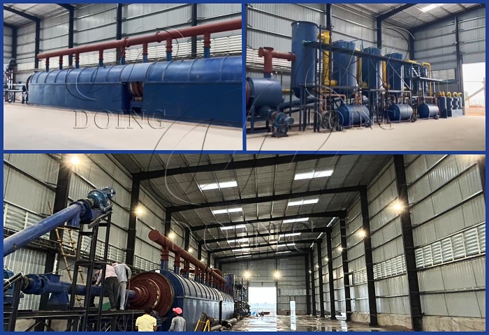 fully continuous tire pyrolysis equipment