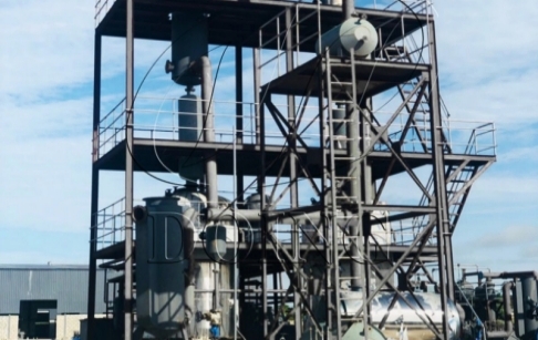14TPD waste oil to diesel refinery plant project in Ghana