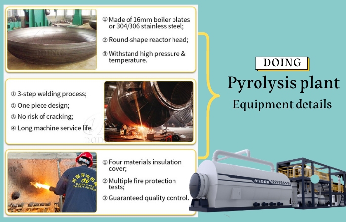 tyre pyrolysis plant design