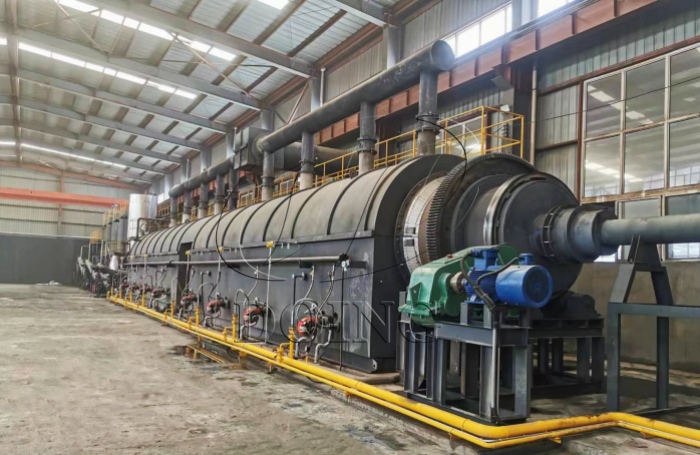DOING continuous tyre pyrolysis plant for sale