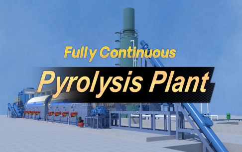 What's the productivity of continuous tyre pyrolysis plant?