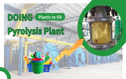 What's the plastic to fuel pyrolysis process?