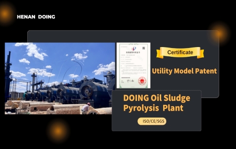 DOING Oil Sludge Treatment Pyrolysis Plant Secures Patent Certificates