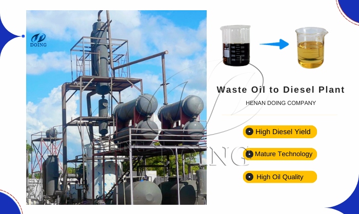 Waste oil recycling refinery plant installed in Mali
