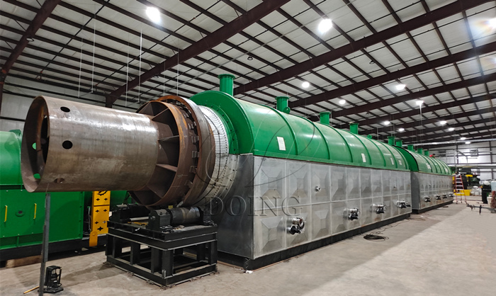 fully continuous pyrolysis plant in United States