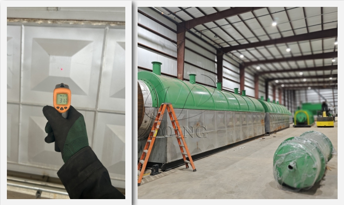 continuous pyrolysis plant reactor