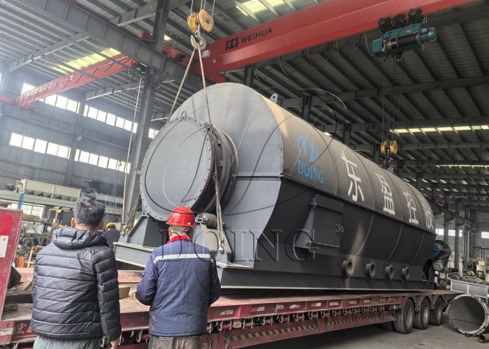 Sri Lanka tire to fuel pyrolysis machine